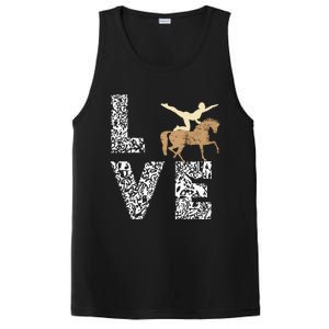 Vaulting Love Horseback Equestrian Horse Riding Acrobatics PosiCharge Competitor Tank