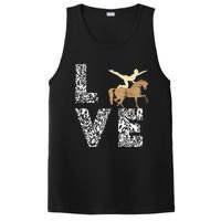 Vaulting Love Horseback Equestrian Horse Riding Acrobatics PosiCharge Competitor Tank