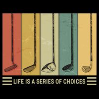 Vintage Life Is A Series Of Choices Golfing Fan Tank Top