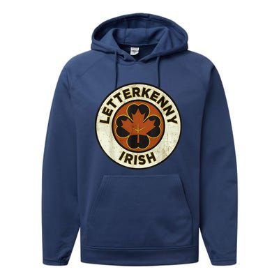 Vintage Letterkenny Irish Retro Lover Performance Fleece Hoodie