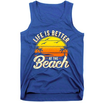 Vacation Life Is Better At The Beach Souvenir Cool Gift Tank Top