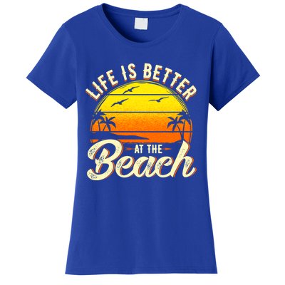 Vacation Life Is Better At The Beach Souvenir Cool Gift Women's T-Shirt