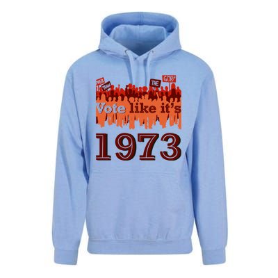 Vote Like It's 1973 Pro Choice Women's Rights Vintage Retro Unisex Surf Hoodie