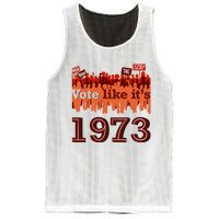 Vote Like It's 1973 Pro Choice Women's Rights Vintage Retro Mesh Reversible Basketball Jersey Tank