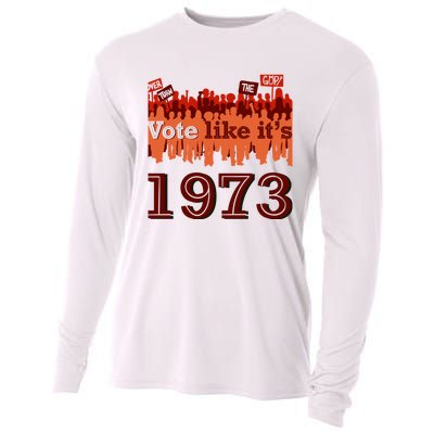 Vote Like It's 1973 Pro Choice Women's Rights Vintage Retro Cooling Performance Long Sleeve Crew