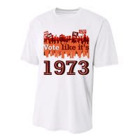 Vote Like It's 1973 Pro Choice Women's Rights Vintage Retro Performance Sprint T-Shirt