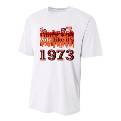 Vote Like It's 1973 Pro Choice Women's Rights Vintage Retro Youth Performance Sprint T-Shirt