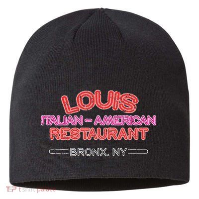 Vintage Louis Italian American Restaurant Sustainable Beanie
