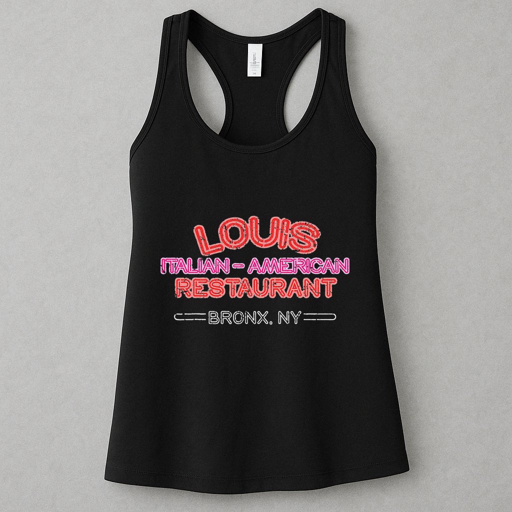 Vintage Louis Italian American Restaurant Womens Tank Top