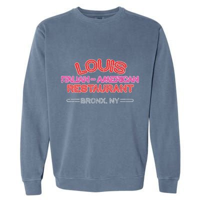 Vintage Louis Italian American Restaurant Garment-Dyed Sweatshirt