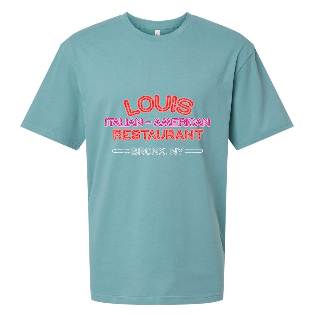 Vintage Louis Italian American Restaurant Sueded Cloud Jersey T-Shirt