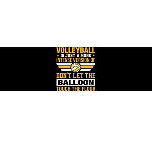 Volleyball Lover is Awesome Volleyball Player Gifts Premium Bumper Sticker