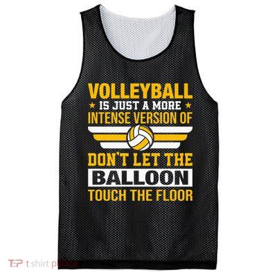 Volleyball Lover is Awesome Volleyball Player Gifts Premium Mesh Reversible Basketball Jersey Tank