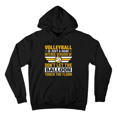 Volleyball Lover is Awesome Volleyball Player Gifts Premium Tall Hoodie