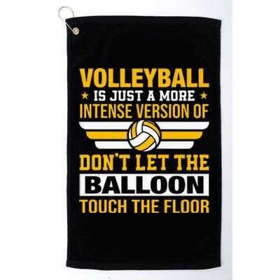 Volleyball Lover is Awesome Volleyball Player Gifts Premium Platinum Collection Golf Towel