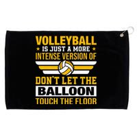 Volleyball Lover is Awesome Volleyball Player Gifts Premium Grommeted Golf Towel