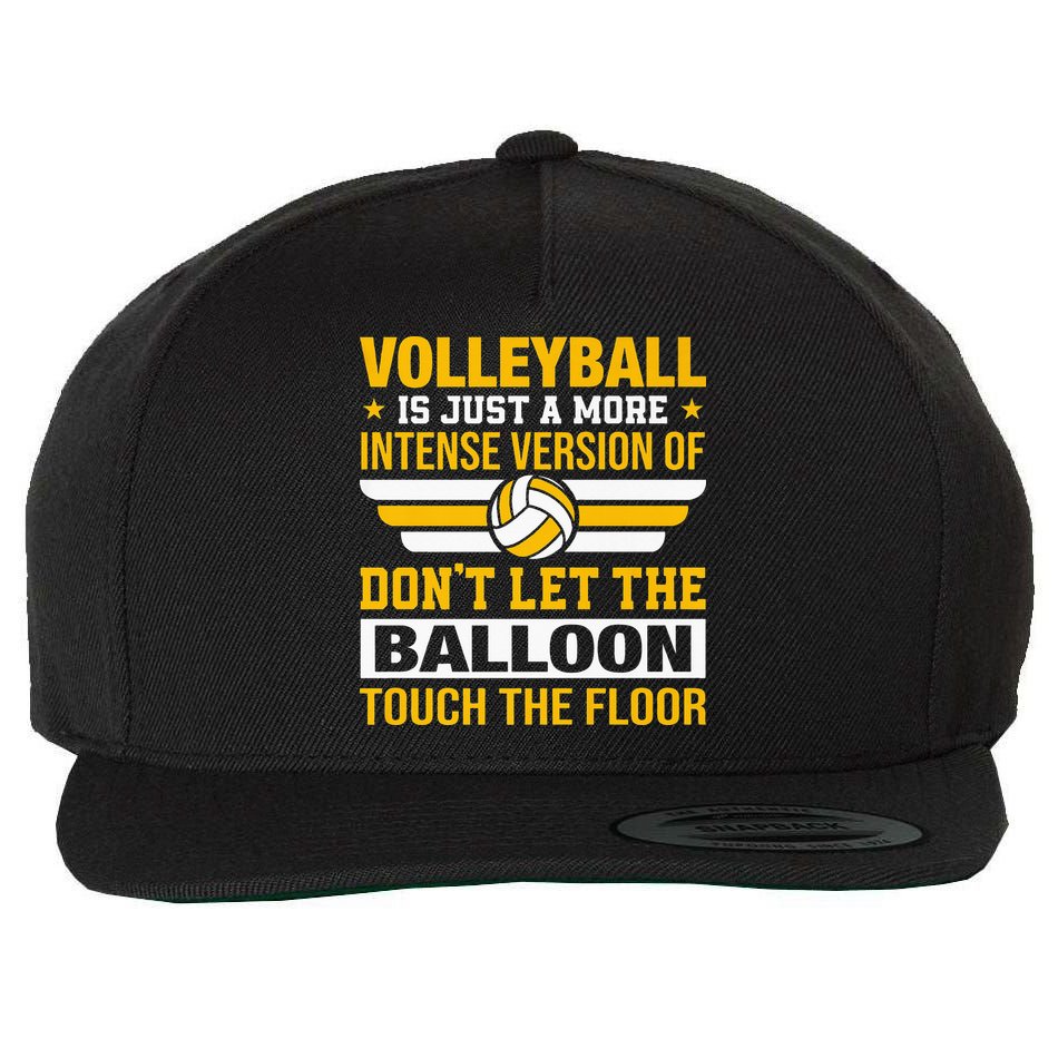 Volleyball Lover is Awesome Volleyball Player Gifts Premium Wool Snapback Cap