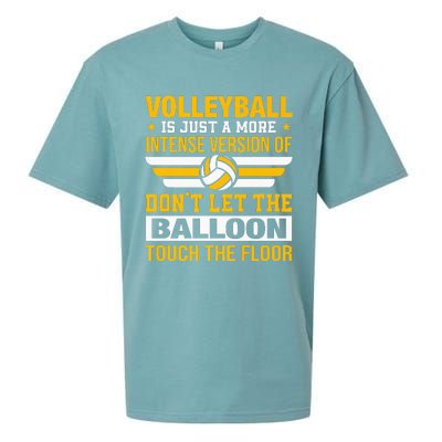 Volleyball Lover is Awesome Volleyball Player Gifts Premium Sueded Cloud Jersey T-Shirt