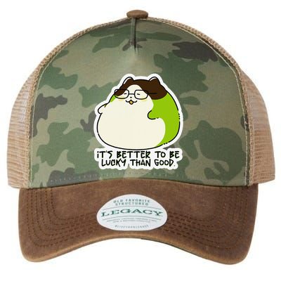 Verdi Lucktail ItS Better To Be Lucky Than Good. Legacy Tie Dye Trucker Hat