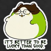 Verdi Lucktail ItS Better To Be Lucky Than Good. Cool Comfort Performance Bucket Hat