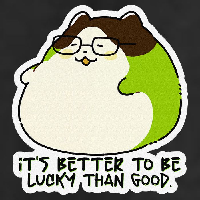 Verdi Lucktail ItS Better To Be Lucky Than Good. Cool Comfort Performance Bucket Hat