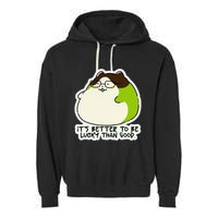 Verdi Lucktail ItS Better To Be Lucky Than Good. Garment-Dyed Fleece Hoodie