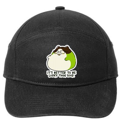 Verdi Lucktail ItS Better To Be Lucky Than Good. 7-Panel Snapback Hat