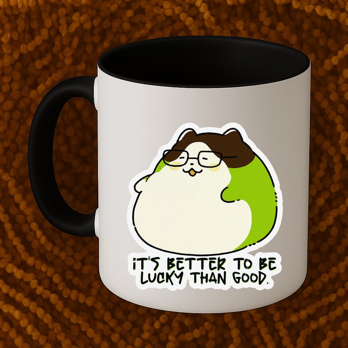 Verdi Lucktail ItS Better To Be Lucky Than Good. Mug