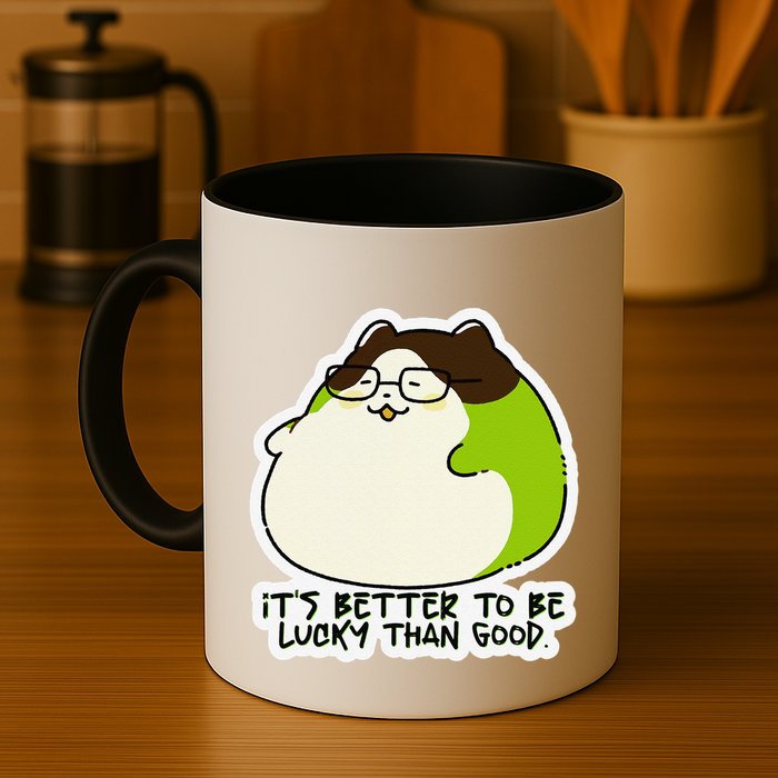Verdi Lucktail ItS Better To Be Lucky Than Good. Mug