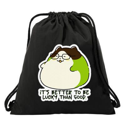 Verdi Lucktail ItS Better To Be Lucky Than Good. Drawstring Bag