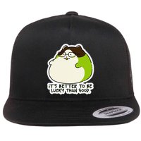 Verdi Lucktail ItS Better To Be Lucky Than Good. Flatbill Hat