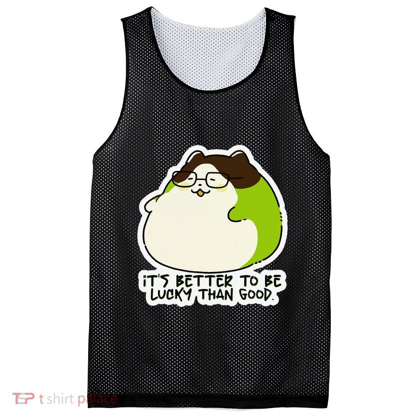 Verdi Lucktail ItS Better To Be Lucky Than Good. Mesh Reversible Basketball Jersey Tank