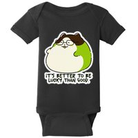 Verdi Lucktail ItS Better To Be Lucky Than Good. Baby Bodysuit