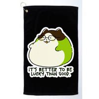 Verdi Lucktail ItS Better To Be Lucky Than Good. Golf Towel