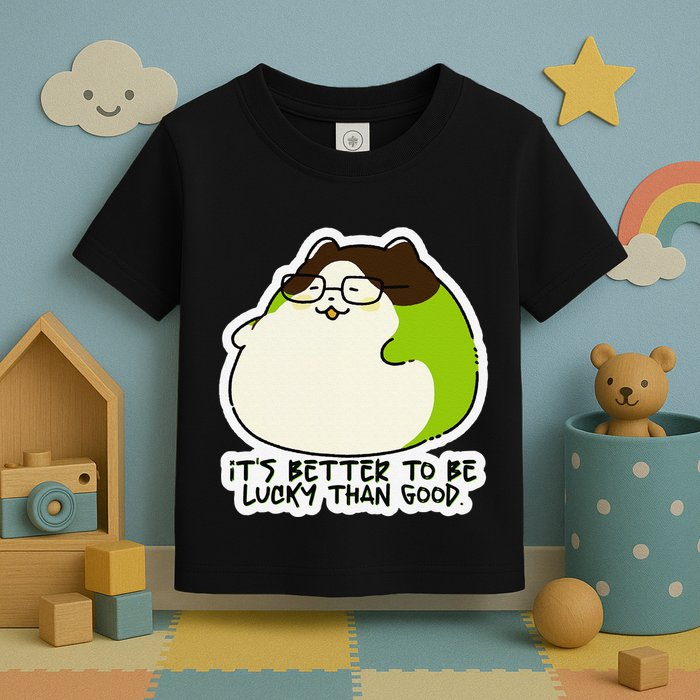 Verdi Lucktail ItS Better To Be Lucky Than Good. Toddler T-Shirt