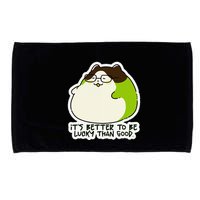 Verdi Lucktail ItS Better To Be Lucky Than Good. Microfiber Hand Towel