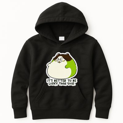 Verdi Lucktail ItS Better To Be Lucky Than Good. Kids Hoodie