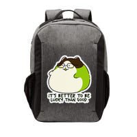 Verdi Lucktail ItS Better To Be Lucky Than Good. Vector Backpack