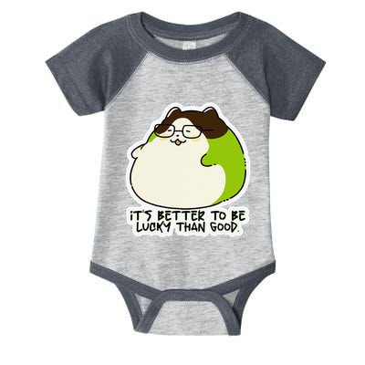 Verdi Lucktail ItS Better To Be Lucky Than Good. Infant Baby Jersey Bodysuit