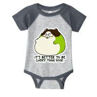Verdi Lucktail ItS Better To Be Lucky Than Good. Infant Baby Jersey Bodysuit