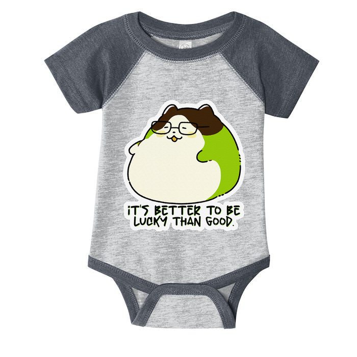 Verdi Lucktail ItS Better To Be Lucky Than Good. Infant Baby Jersey Bodysuit