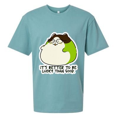 Verdi Lucktail ItS Better To Be Lucky Than Good. Sueded Cloud Jersey T-Shirt