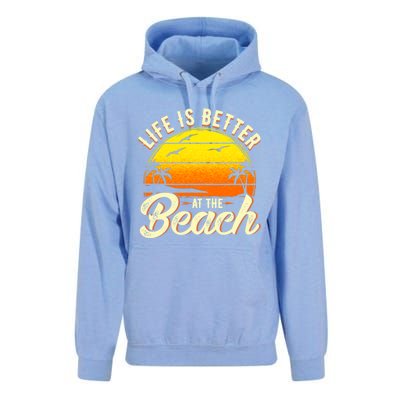 Vacation Life Is Better At The Beach Souvenir Gift Unisex Surf Hoodie