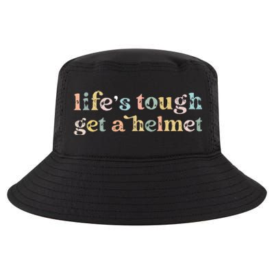 Vintage Life Is Tough Get A Helmet LifeS Tough Get A Helmet Cool Comfort Performance Bucket Hat