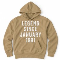 Vintage Legend January 1991 Funny Birthday Hoodie