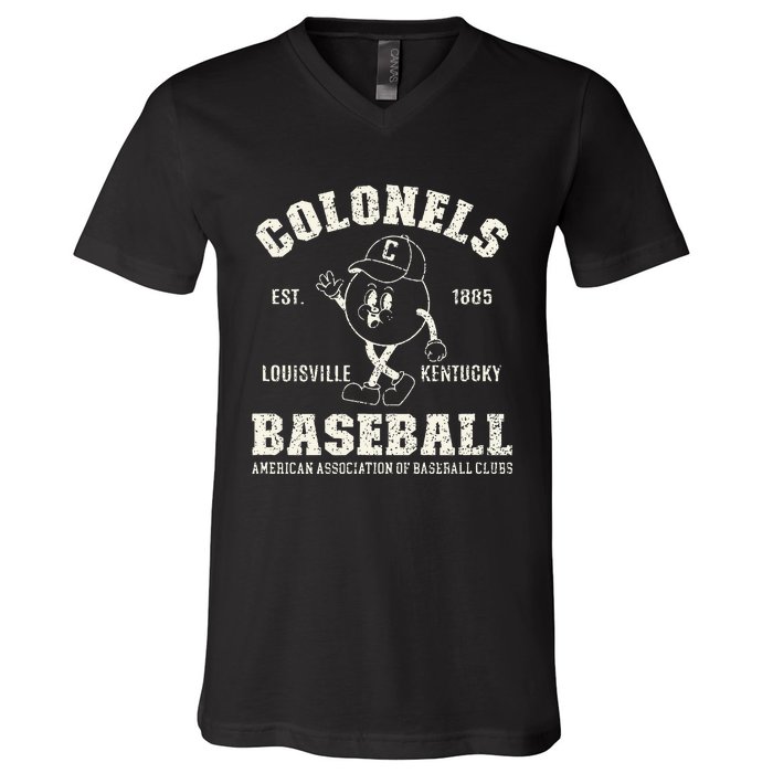 Vintage Louisville Kentucky Baseball Colonels V-Neck T-Shirt