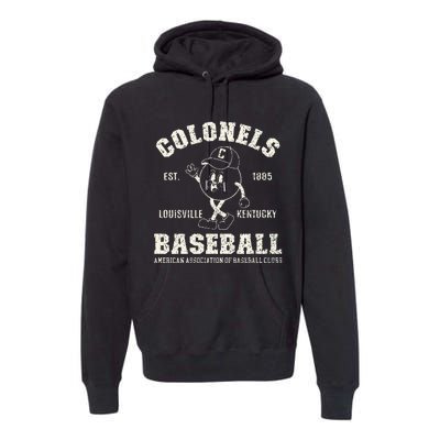 Vintage Louisville Kentucky Baseball Colonels Premium Hoodie