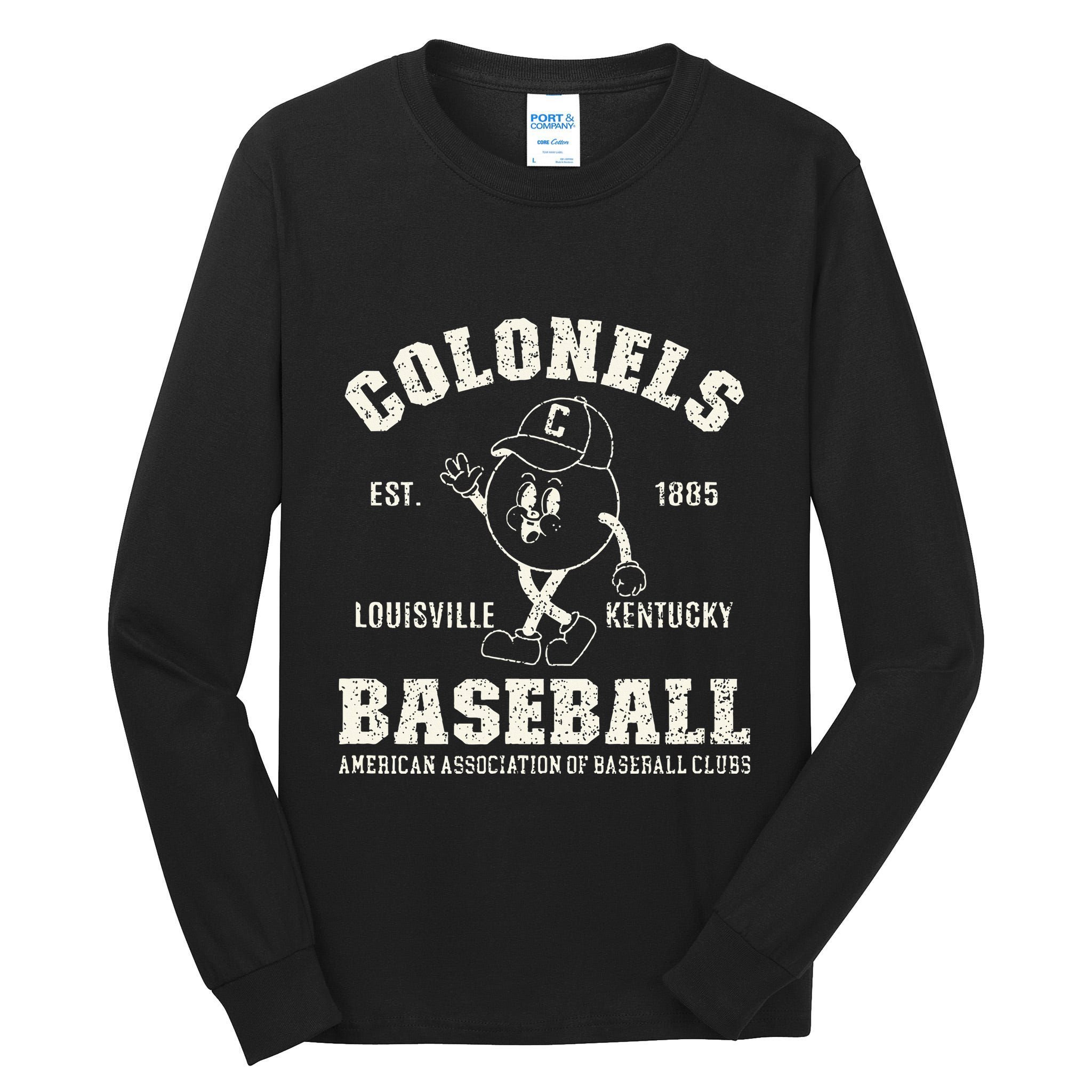 Vintage Louisville Kentucky Baseball Colonels Tall Long Sleeve T-Shirt