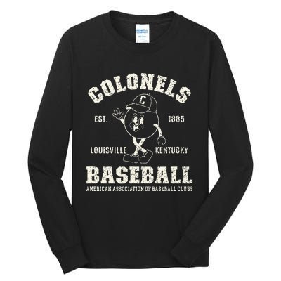 Vintage Louisville Kentucky Baseball Colonels Tall Long Sleeve T-Shirt