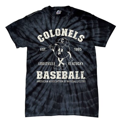 Vintage Louisville Kentucky Baseball Colonels Tie-Dye T-Shirt